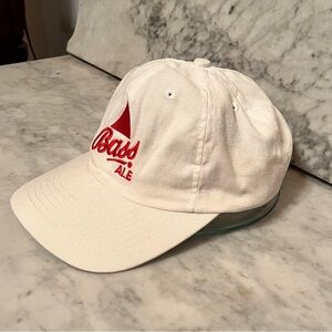 Vintage Bass Ale White and Red Men's Hat